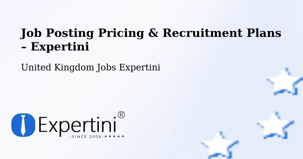 Job Posting Pricing & Recruitment Plans – Wareham - Wareham, United Kingdom Jobs Expertini